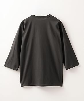soutiencollar7分袖カットソー　ネイビー 上質コットン100%のドレスTシャツ/ボートネック七分袖/ネイビー